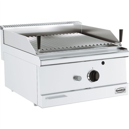 Grătar pe gaz cu piatră vulcanică, 600 mm, BASE 600 GAS LAVA STONE GRILL, Combi Steel