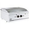 Plită de gătit, cu suprafață cromată și caneluri, BASE 700 EL. FRY TOP CHROME/GROOVED, Combi Steel