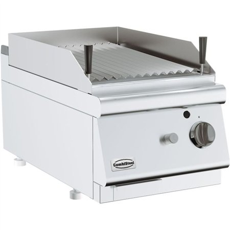 Grătar pe piatră vulcanică, gaz, 700 mm, BASE 700 GAS LAVA STONE GRILL, Combi Steel
