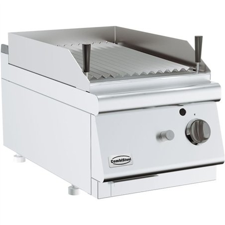 Grătar pe piatră vulcanică, gaz, 700 mm, BASE 700 GAS LAVA STONE GRILL, Combi Steel