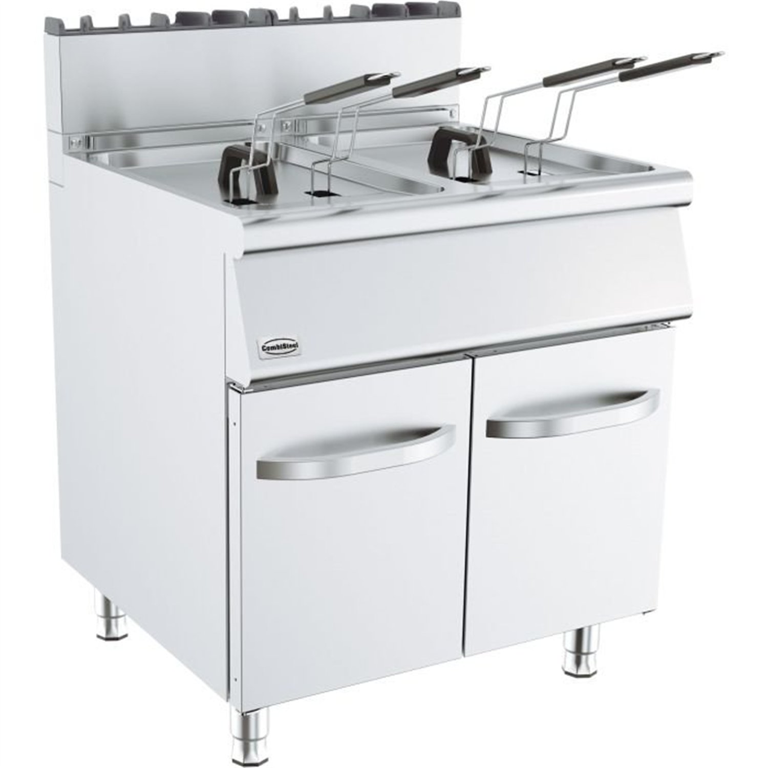 Prăjitor cu ulei, 2 cuve de 15L, BASE 700 GAS FRYER 2X15L, Combi Steel