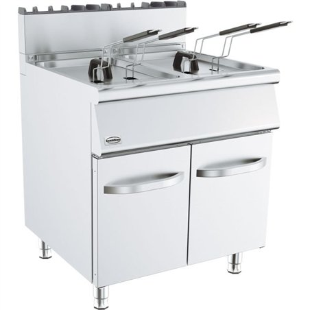 Prăjitor cu ulei, 2 cuve de 15L, BASE 700 GAS FRYER 2X15L, Combi Steel