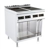 Plită electrică cu inducție, 4 zone de gătit, BASE 700 INDUCTION ELECTRIC RANGE 4 PL., Combi Steel