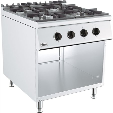 Aragaz pe gaz, 4 arzătoare, BASE 900 GAS RANGE 4 BU., Combi Steel