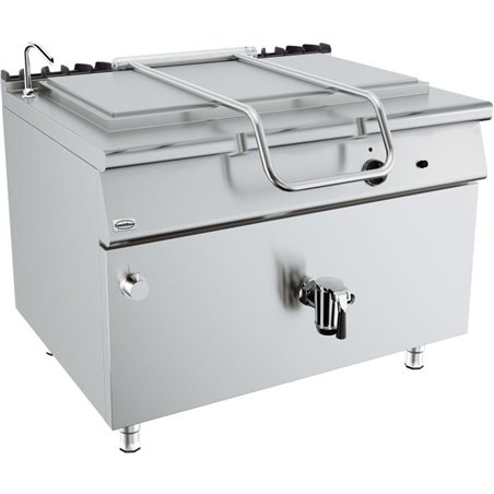 Vas de fiert gaz, 250L, încălzire indirectă, BASE 900 GAS BOILING PAN 250L - INDIRECT HEATING, Combi Steel