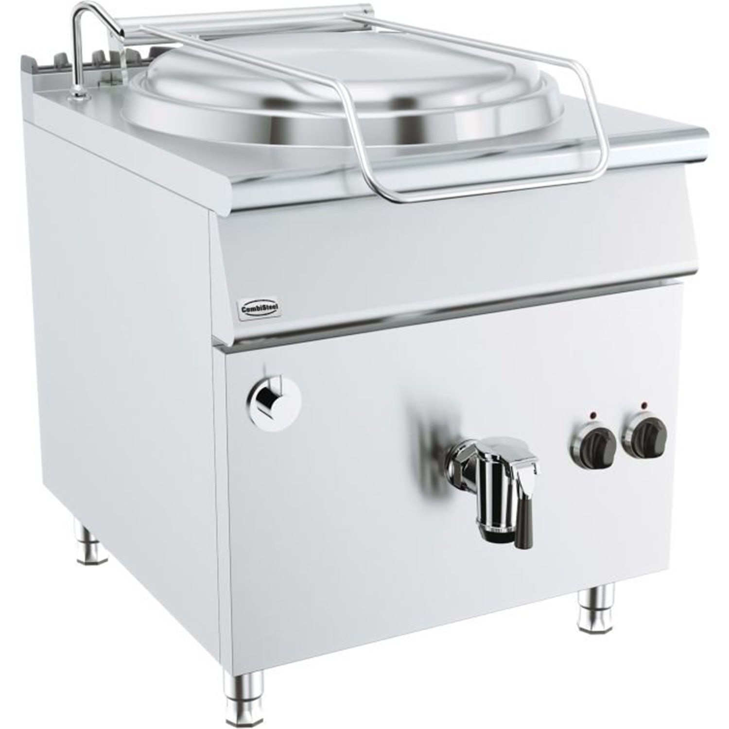 Vas de fiert, 150L, încălzire indirectă, BASE 900 EL. BOILING PAN 150L - INDIRECT HEATING, Combi Steel