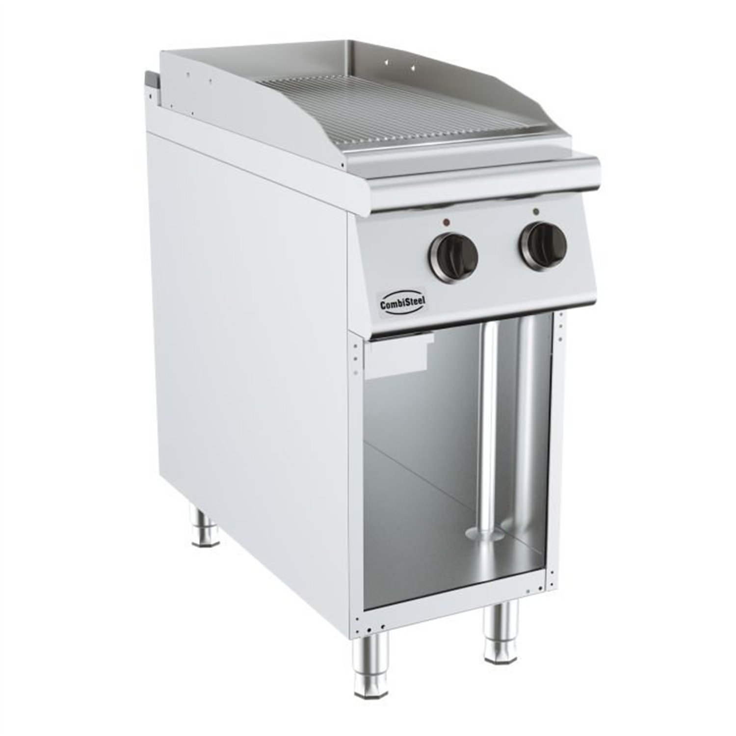 Plită de gătit, cu suprafață striată, electrică, BASE 900 EL. FRY TOP GROOVED, Combi Steel