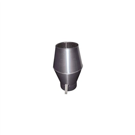 Deflector hood, rotund, Ø 400, Combi Steel