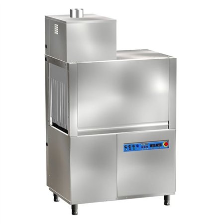 Mașină de spălat vase cu bandă transportoare, capacitate mare, PL RACK CONVEYOR DISHWASHER CD, Combi Steel