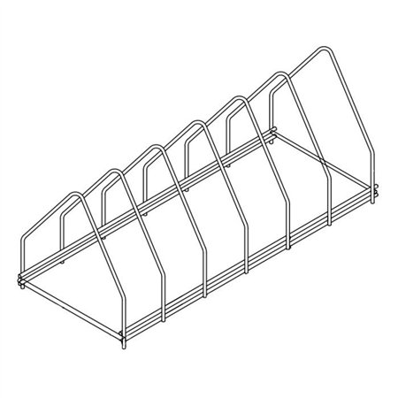 Raft pentru tăvi, 6 niveluri, SS TRAY RACK 6, Combi Steel
