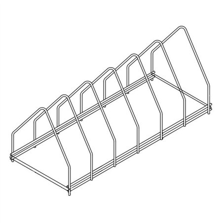 Raft pentru tăvi, 6 niveluri, SS TRAY RACK 6, Combi Steel