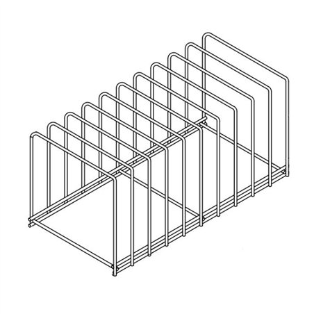 Raft pentru tăvi, inox, 10 tăvi, SS TRAY RACK 10, Combi Steel