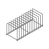 Suport tăvi inox, 12 tăvi, SS TRAY RACK 12, Combi Steel