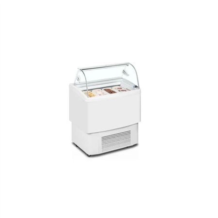 Vitrină frigorifică pentru înghețată, 4 uși, design elegant, ICE CREAM DISPLAY FIJI 4, Combi Steel