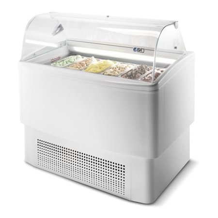 Vitrină frigorifică pentru înghețată, 6 compartimente, ICE CREAM DISPLAY FIJI 6, Combi Steel