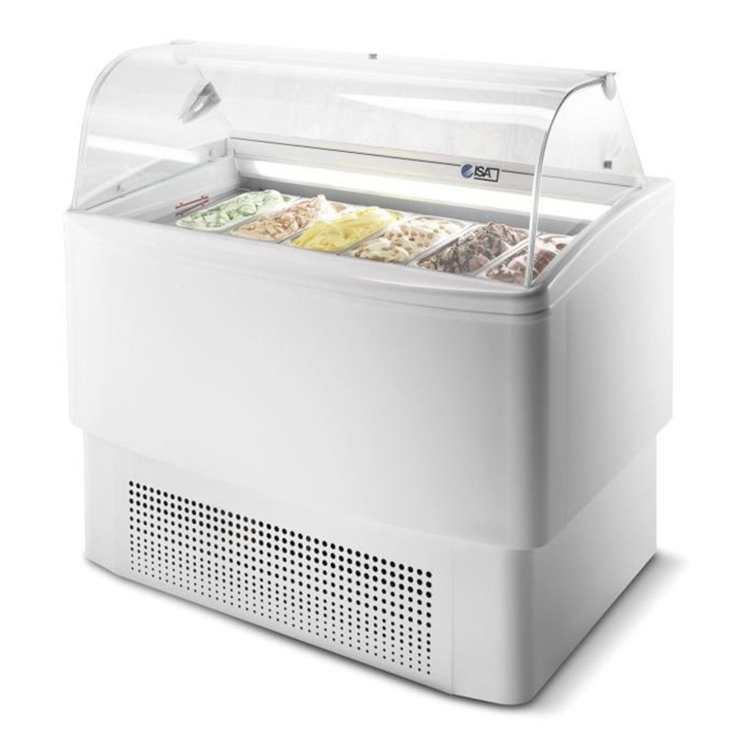 Vitrină frigorifică pentru înghețată, 6 compartimente, ICE CREAM DISPLAY FIJI 6, Combi Steel