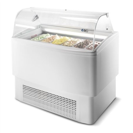 Vitrină frigorifică pentru înghețată, 6 compartimente, ICE CREAM DISPLAY FIJI 6, Combi Steel