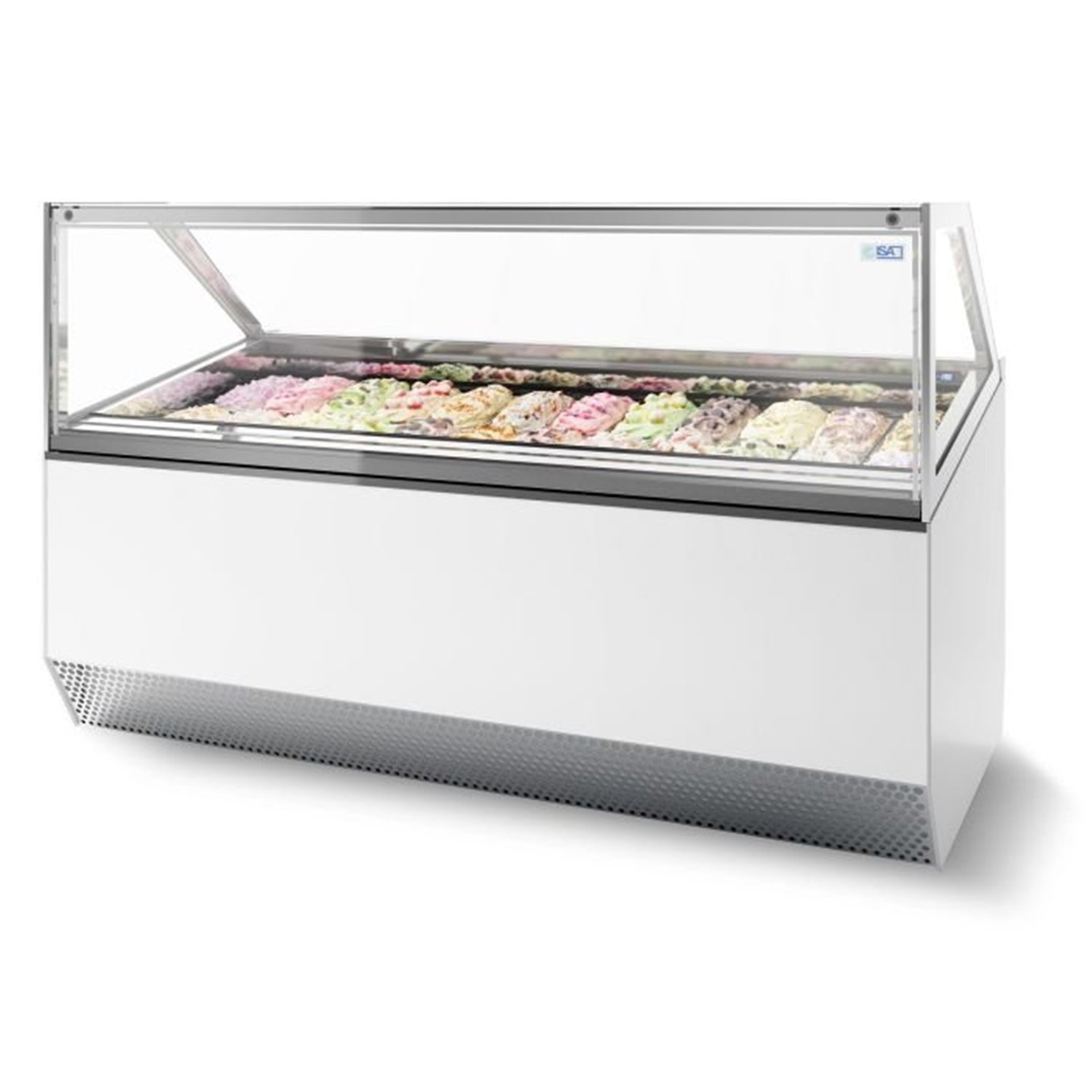 Vitrină frigorifică pentru înghețată, 18 litri, ICE CREAM DISPLAY MILLENIUM 18 *TRANSPORT ON REQUEST*, Combi Steel