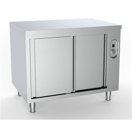 Dulap încălzit, 1200 mm, fără spate, 700 HEATED CUPBOARD 1200, Combi Steel