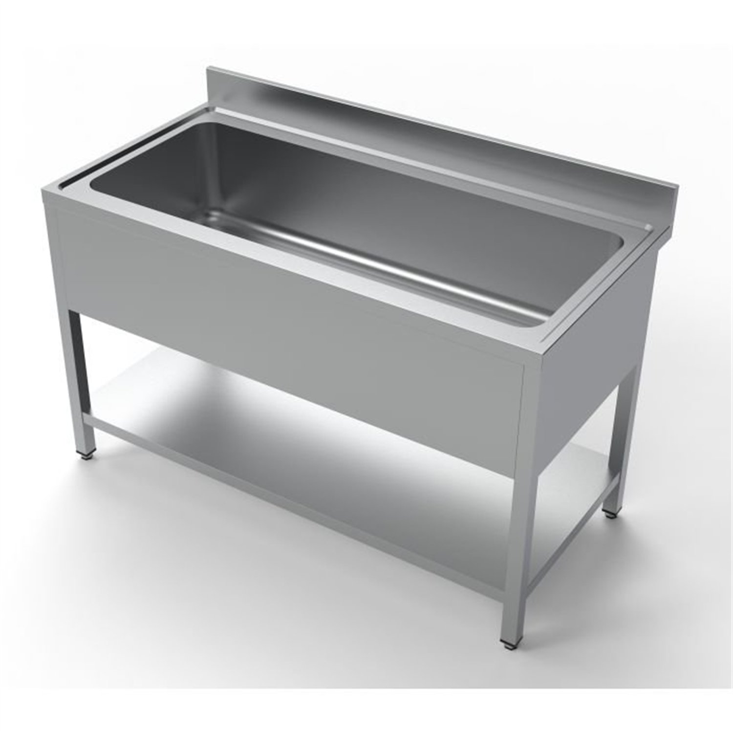 Chiuvetă profesională, unitate cu chiuvetă mare, SINK UNIT 1400, Combi Steel