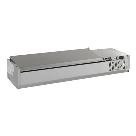 Blat refrigerat, 10 compartimente GN 1/4, inox, Combi Steel