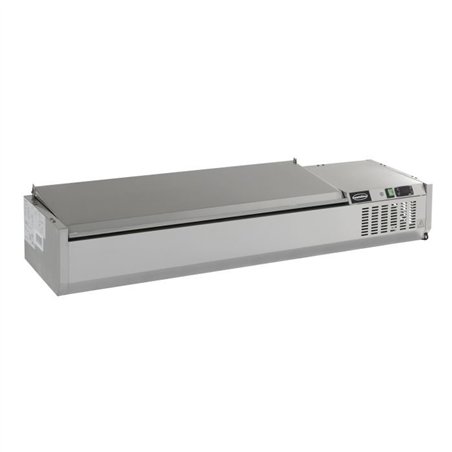 Blat refrigerat, 10 compartimente GN 1/4, inox, Combi Steel