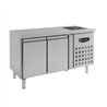 Masă frigorifică cu chiuvetă, 2 uși, 700 REFRIGERATED COUNTER SINK 2 DOORS, Combi Steel