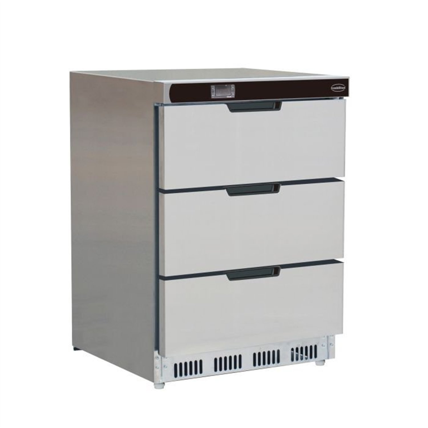 Refrigerator cu 3 sertare, model countertop, SS 3 DRAWERS, Combi Steel