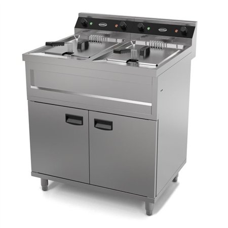 Prăjitor electric, 2 cuve de 12L, putere totală 12KW, Combi Steel
