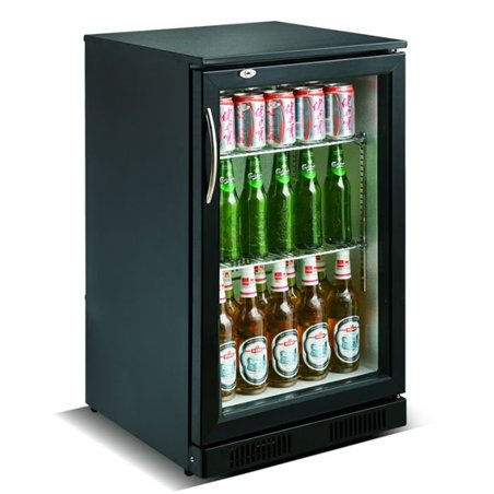 Răcitor backbar, 1 ușă, design elegant, BACKBAR COOLER BLACK 1 DOOR, Combi Steel