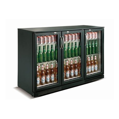 Răcitor backbar, 3 uși, design elegant, BACKBAR COOLER BLACK 3 DOORS, Combi Steel