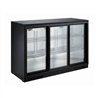 Răcitor backbar, 3 uși glisante, negru, BACKBAR COOLER BLACK 3 SLIDING DOORS, Combi Steel
