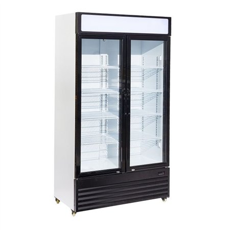 Vitrină frigorifică cu 2 uși din sticlă, BEZ-750 GD, Combi Steel