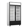 Vitrină frigorifică cu 2 uși din sticlă, FCU-750, Combi Steel