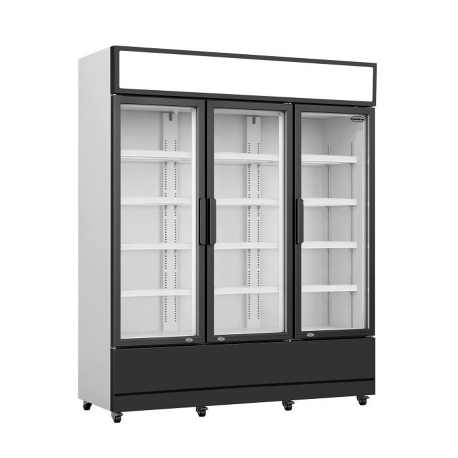 Vitrină frigorifică cu 3 uși din sticlă, FCU-1200, Combi Steel