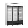 Vitrină frigorifică cu 3 uși din sticlă, FCU-1200, Combi Steel