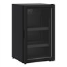 Răcitor countertop cu ușă din sticlă, 136L, negru, Combi Steel