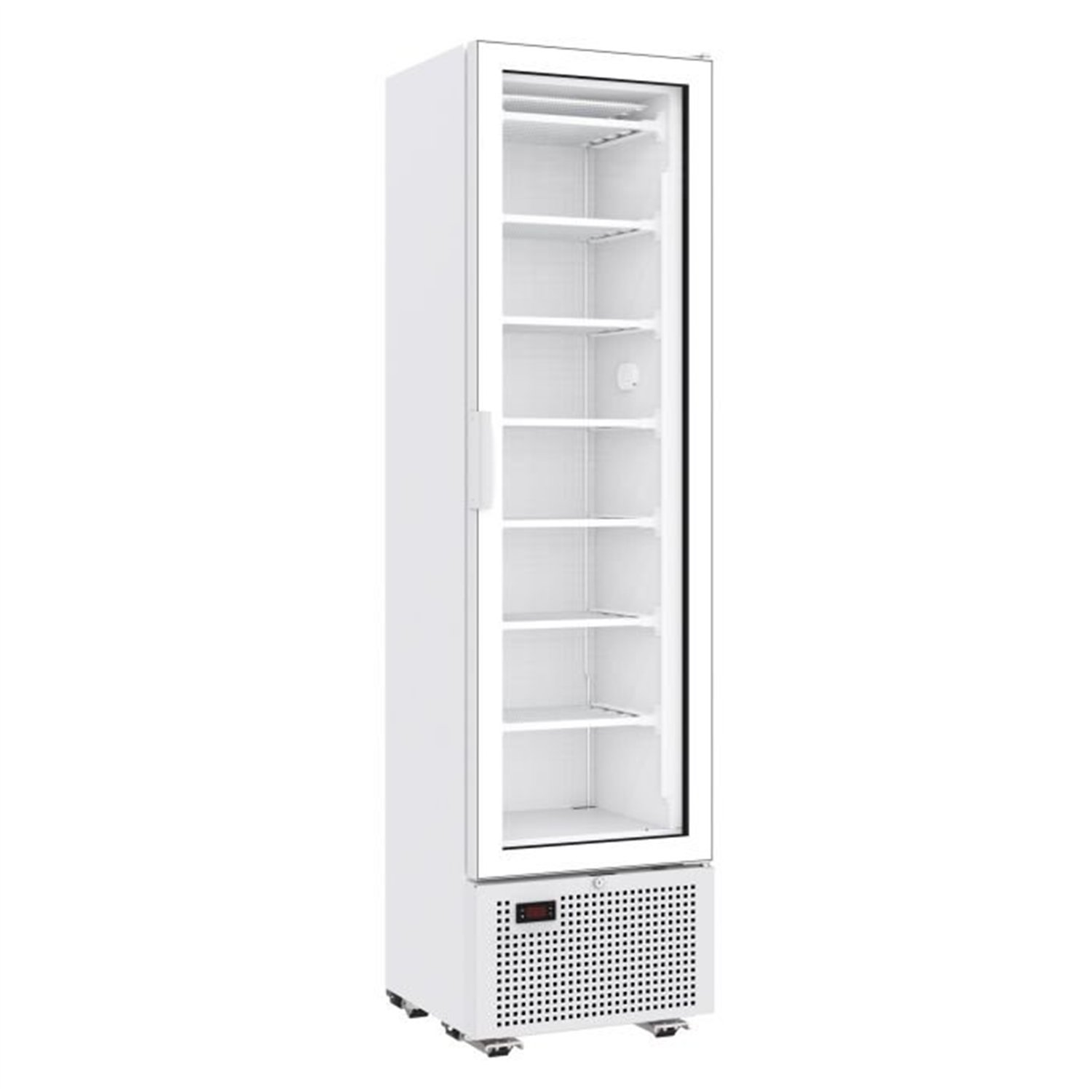 Congelator cu ușă din sticlă, 221L, Combi Steel