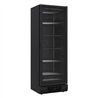 Congelator cu ușă din sticlă, 382L, negru, FREEZER 1 GLASS DOOR BLACK 382L, Combi Steel
