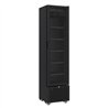 Refrigerator cu ușă din sticlă, 221L, Combi Steel