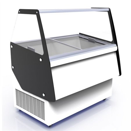 Display înghețată, 13 compartimente, capacitate 5 L, CUBA 13X5 LTR, Combi Steel