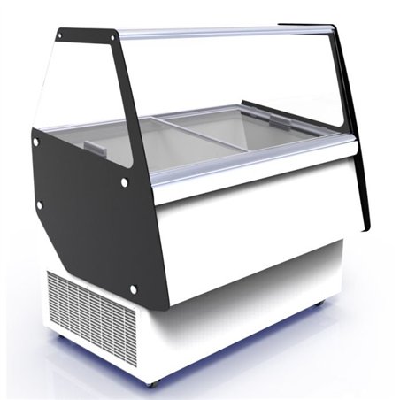 Display înghețată, 13 compartimente, capacitate 5 L, CUBA 13X5 LTR, Combi Steel