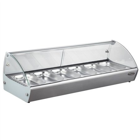 Vitrină de servire, 6 1/3 GN, Combi Steel