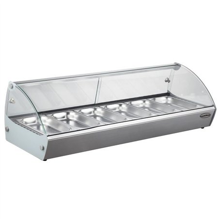 Vitrină de servire, 6 1/3 GN, Combi Steel