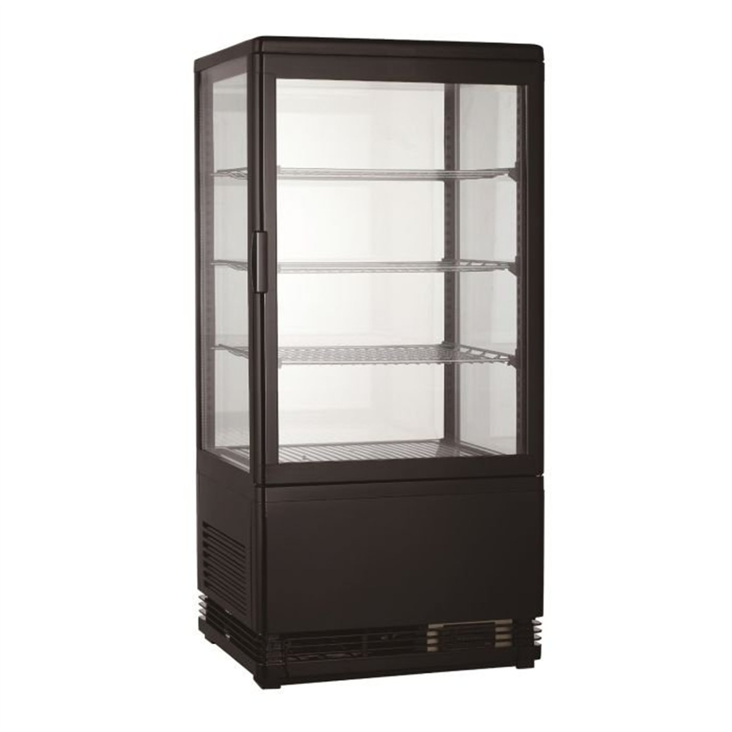 Vitrină frigorifică, 78L, neagră, COLD DISPLAY 78L BLACK, Combi Steel