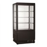 Vitrină frigorifică, 78L, neagră, COLD DISPLAY 78L BLACK, Combi Steel