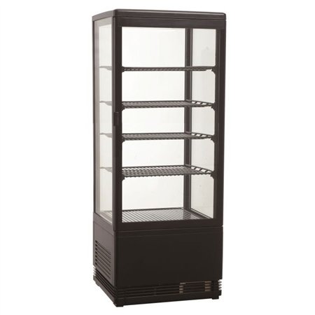 Vitrină frigorifică, 98L, neagră, COLD DISPLAY 98L BLACK, Combi Steel