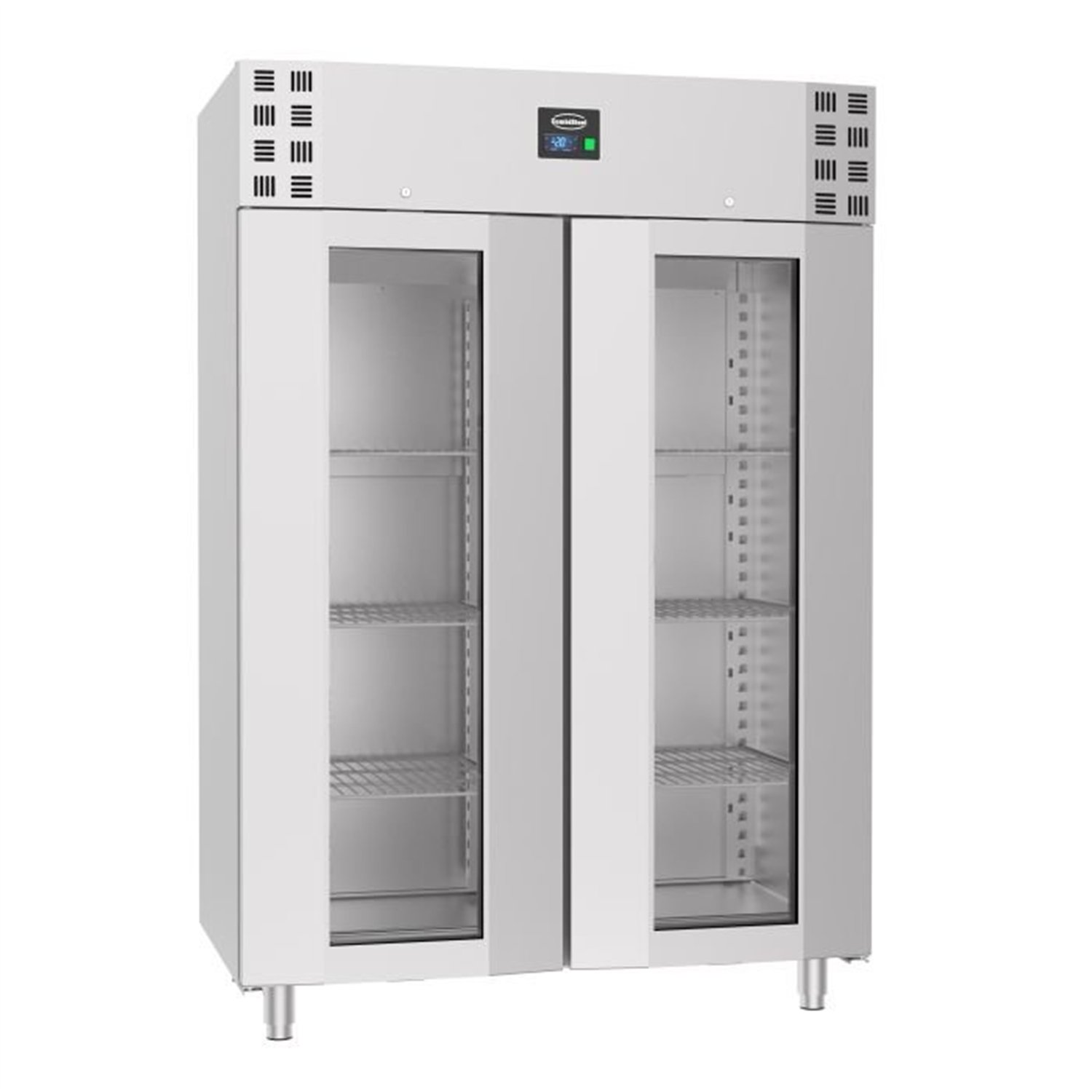 Congelator cu uși din sticlă, 1400 litri, mono bloc, Combi Steel