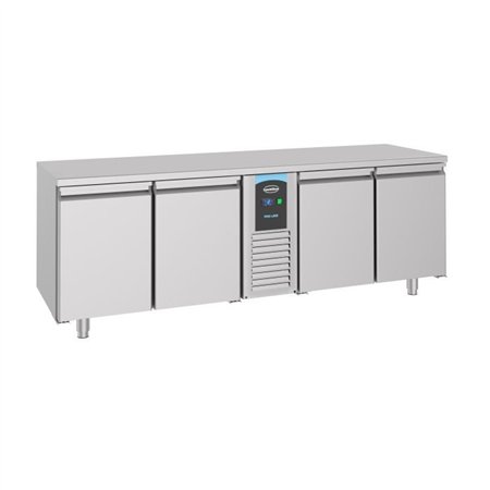 Masă frigorifică, 4 uși, monobloc, linie energetică, 700 REFRIGERATED COUNTER 4 DOORS MONOBLOCK ENERGY LINE, Combi Steel