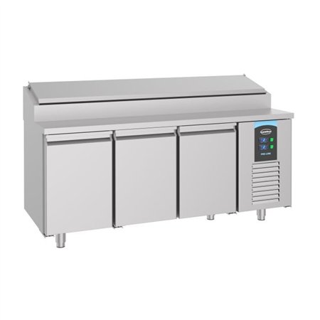 Saladette, 3 uși, 10x 1/3GN, Combi Steel